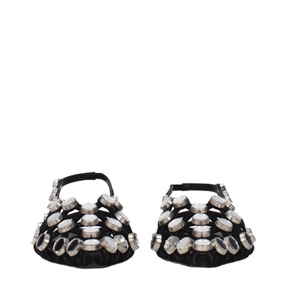 The Attico Schwarze Ballerinas aus Leder