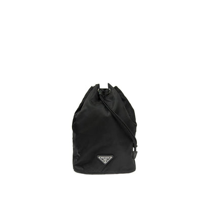 Prada Schwarze Nylon-Handtasche