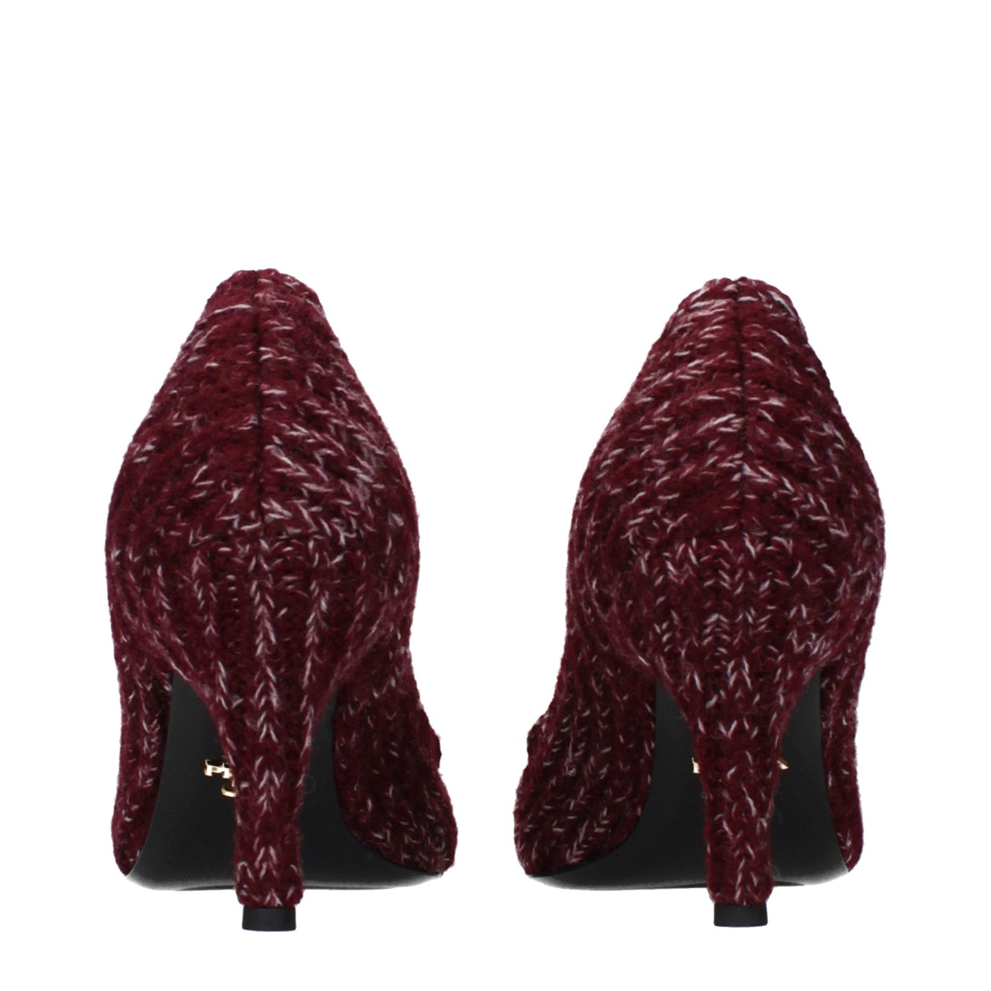 Prada Rote Pumps aus Stoff mit mittlerem Absatz