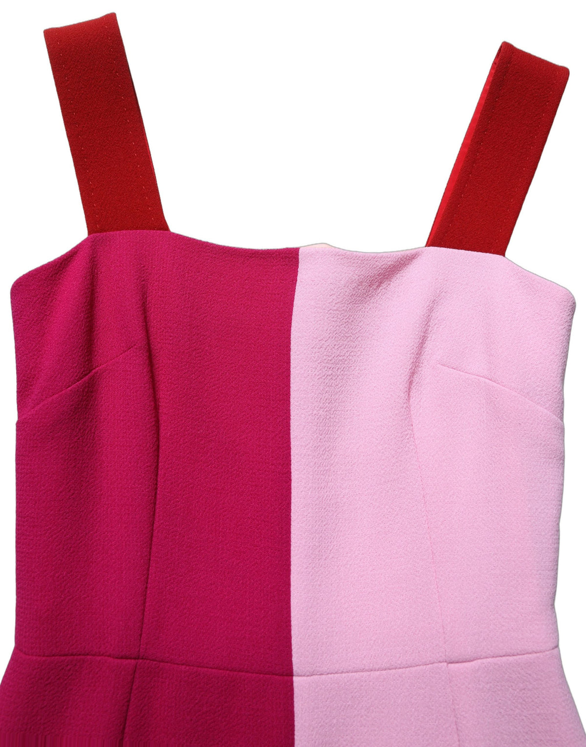 Dolce & Gabbana Bicolor Wool Dress