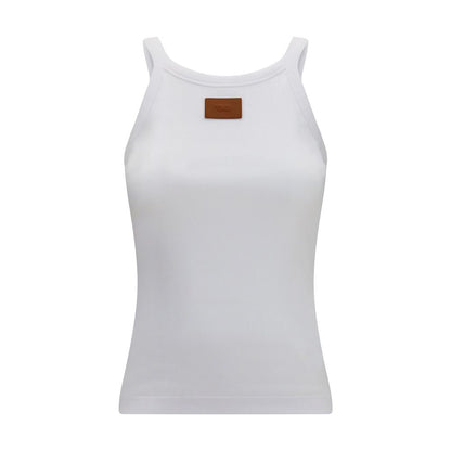Fendi Weiße Baumwoll-Tanktops
