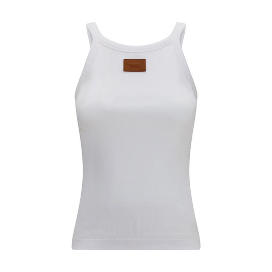 Fendi Weiße Baumwoll-Tanktops