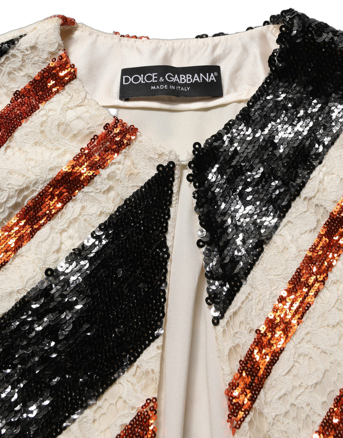 Dolce & Gabbana Multicolor Cotton Coat