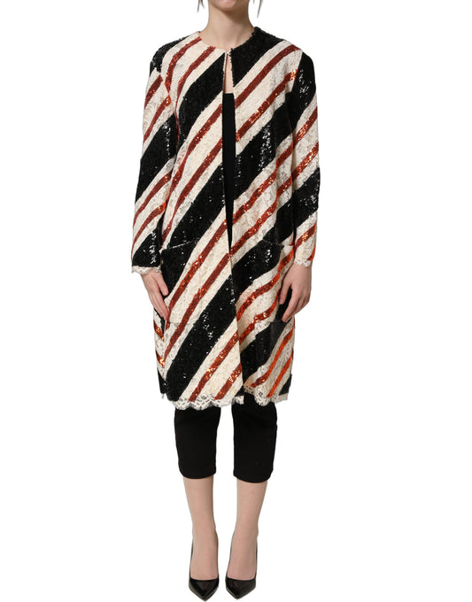 Dolce & Gabbana Multicolor Cotton Coat