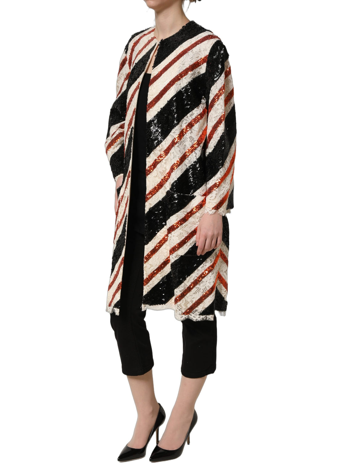 Dolce & Gabbana Multicolor Cotton Coat