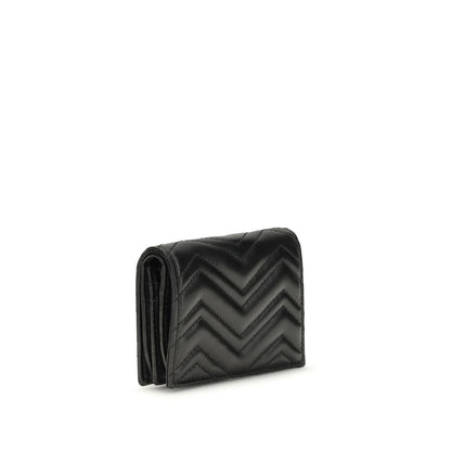 Gucci Schwarzes Lamm Ovis Aries Aries Portemonnaie