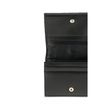 Gucci Schwarzes Lamm Ovis Aries Aries Portemonnaie