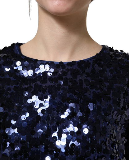 Dolce & Gabbana Blue Nylon Shirt