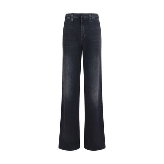 Gucci Schwarze Baumwoll-Jeans mit geradem Bein