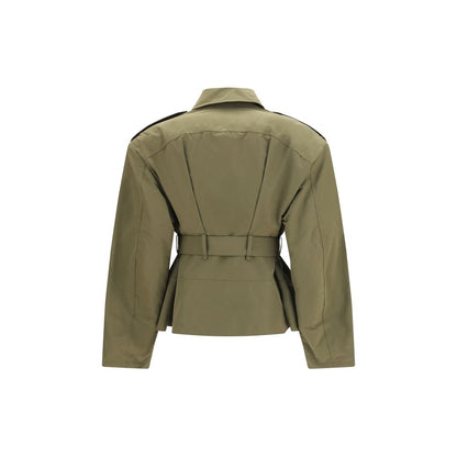 Alexander McQueen Baumwolljacke in Zweifarbenoptik