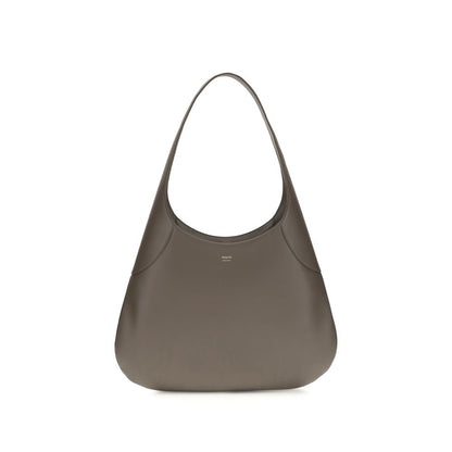 Khaite Graue Kalbsleder Bos Taurus Schultertasche
