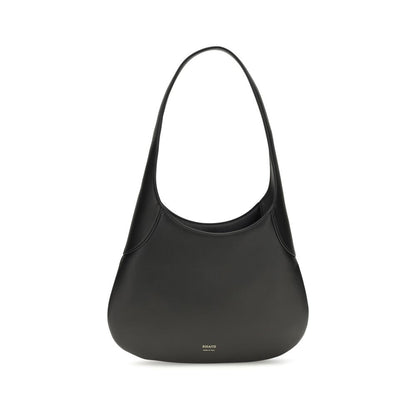 Khaite Schwarze Kalbsleder Bos Taurus Handtasche