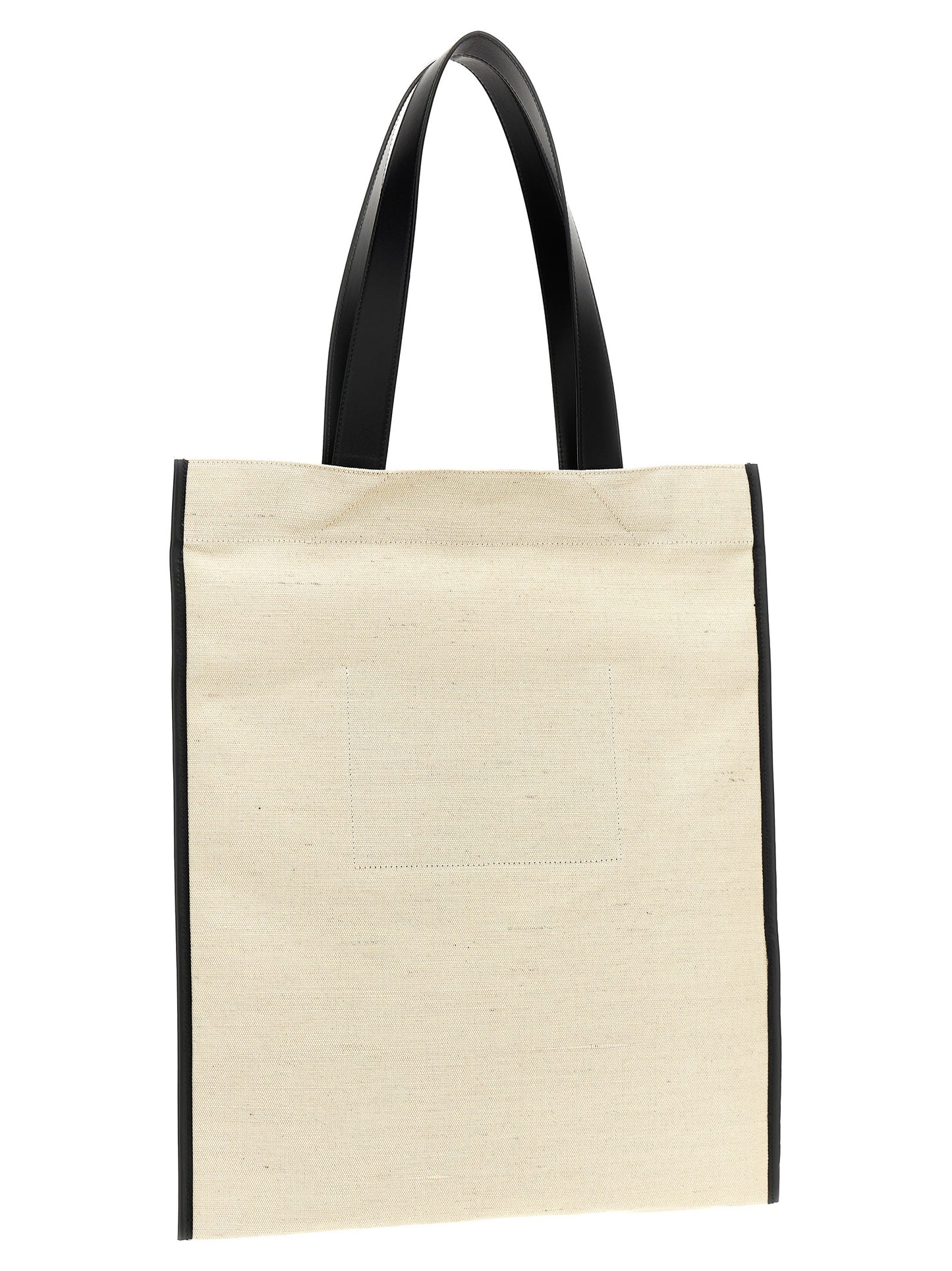 Jil Sander Zweifarbige Jute-Shopper