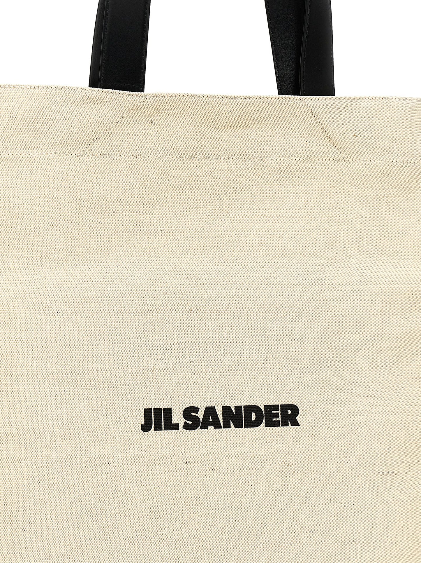 Jil Sander Zweifarbige Jute-Shopper