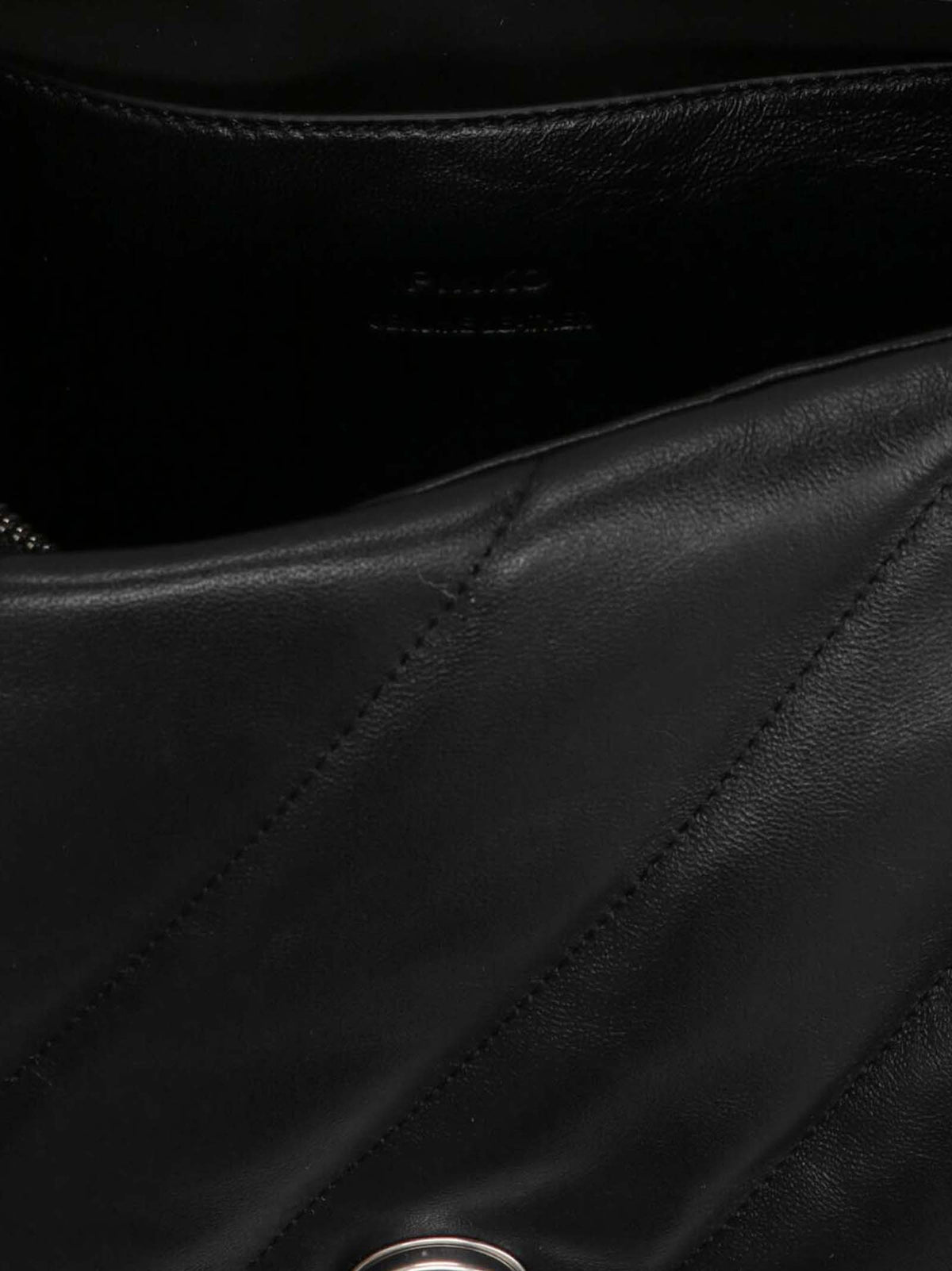 PINKO Schwarze Umhängetasche aus Lammleder – Produktansicht 4 | Arca Lucia
