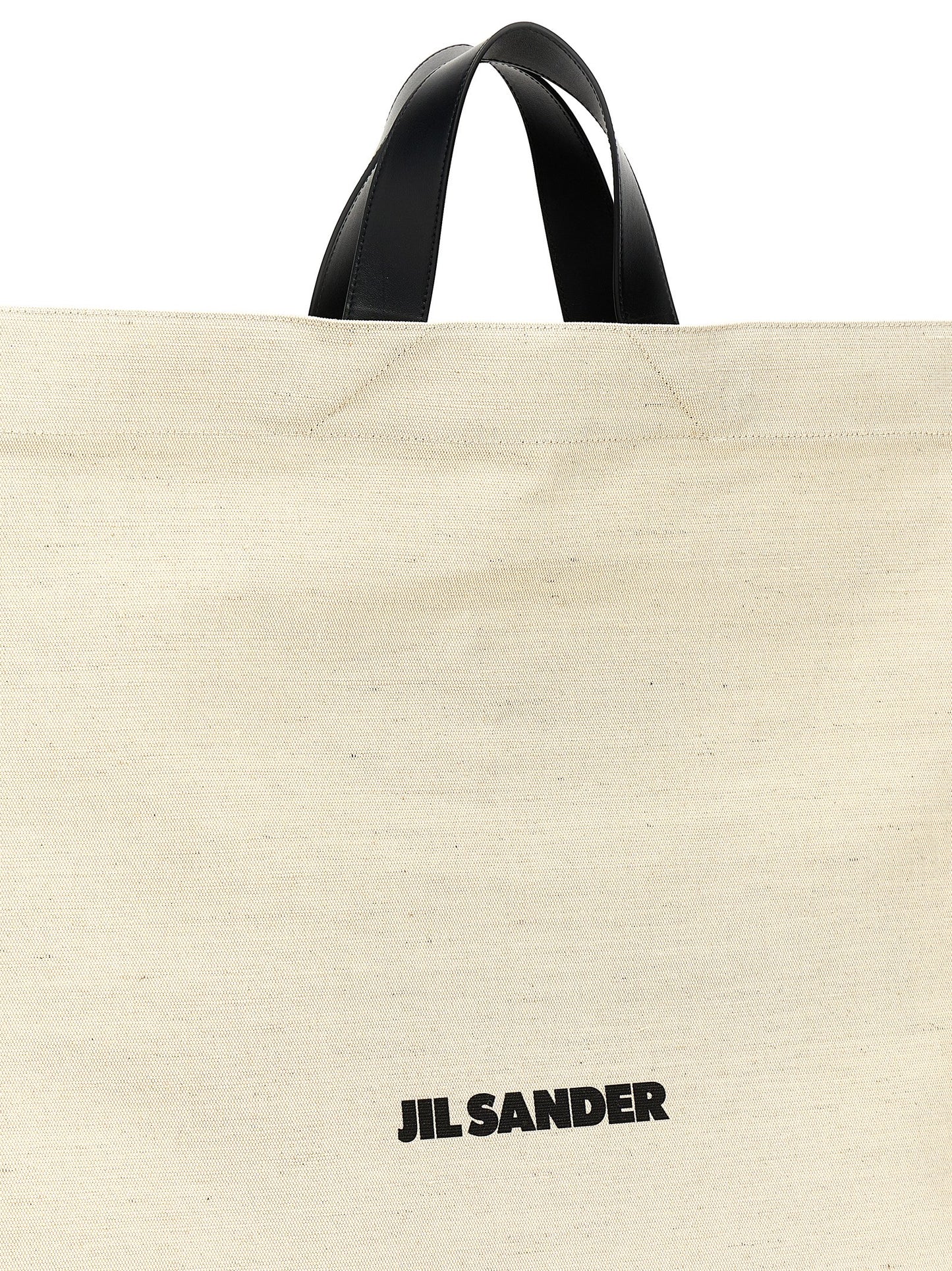 Jil Sander Zweifarbige Jute-Shopper