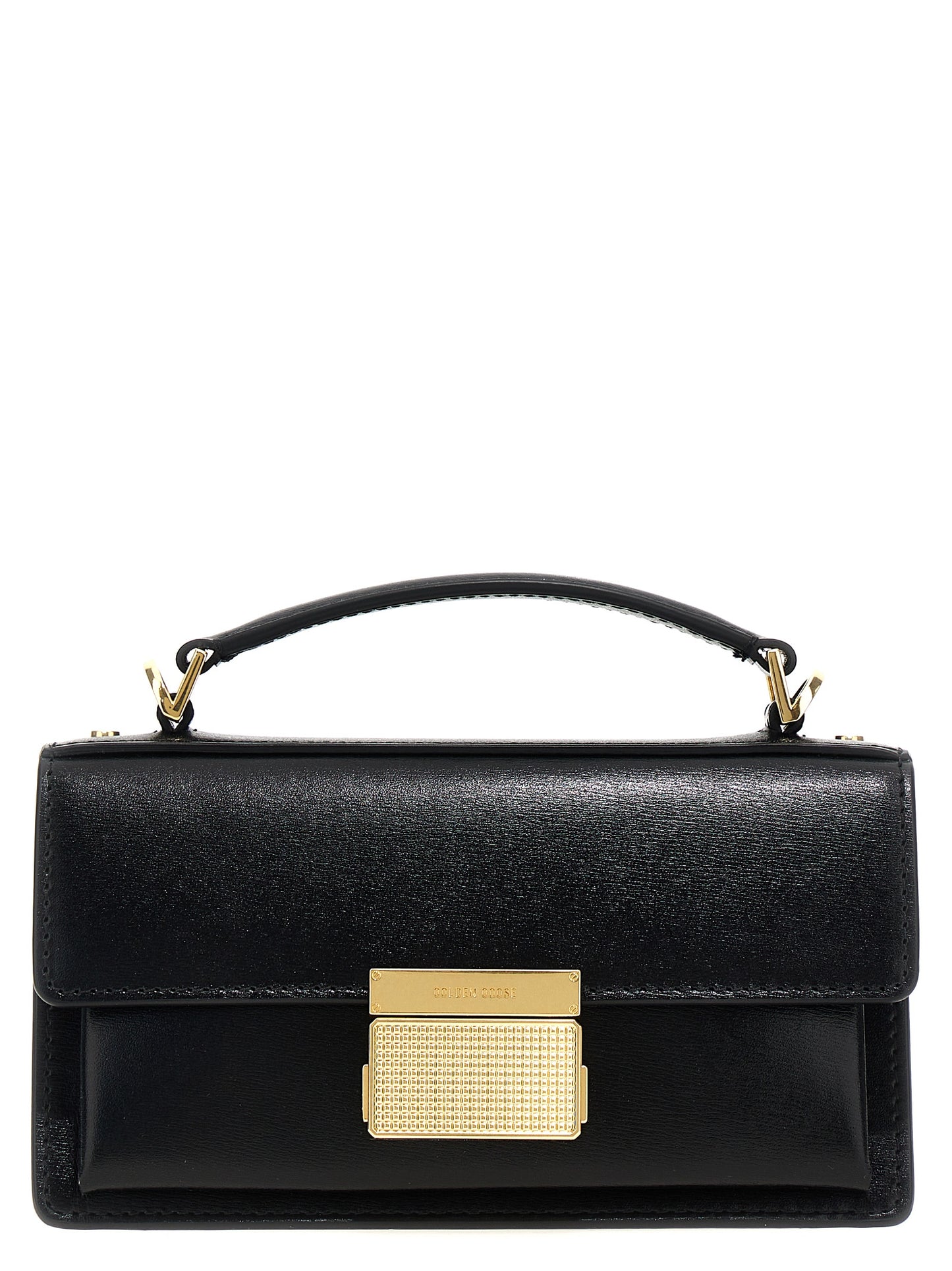 Golden Goose Schwarze Kalbsleder-Handtasche