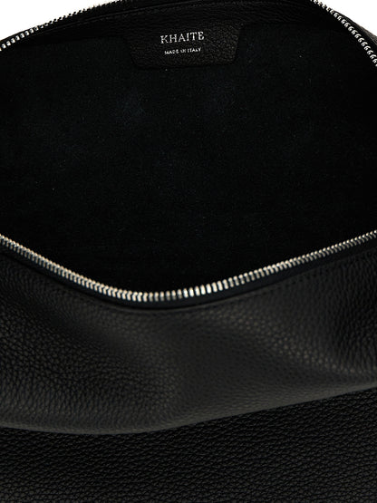 Khaite Schwarze Kalbsleder-Schultertasche