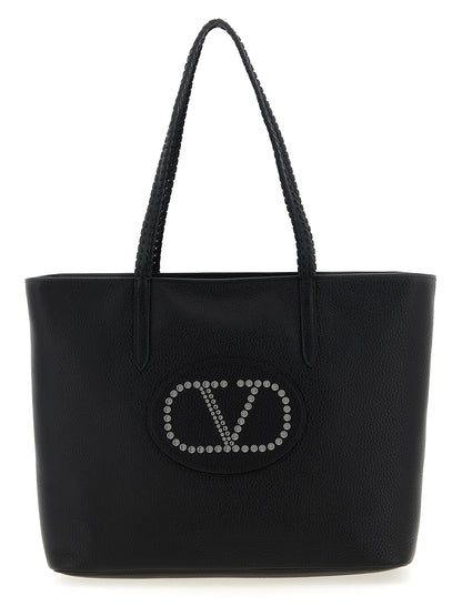Valentino Garavani Schwarze Kalbsleder-Tasche