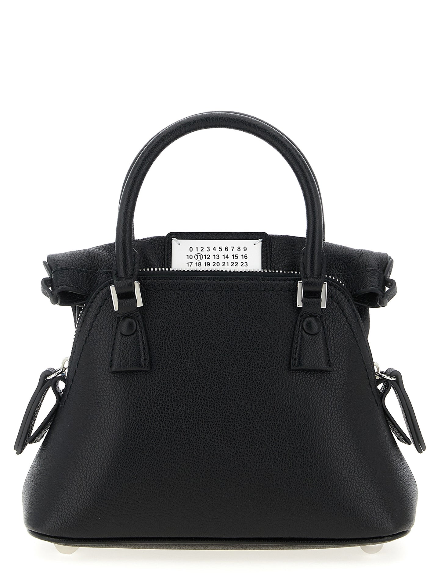 Maison Margiela Schwarze Kalbsleder-Handtasche