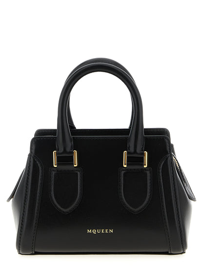 Alexander McQueen Schwarze Kalbsleder-Handtasche