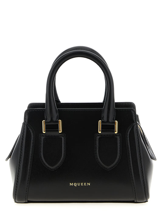 Alexander McQueen Schwarze Kalbsleder-Handtasche