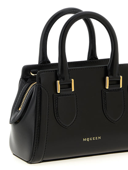 Alexander McQueen Schwarze Kalbsleder-Handtasche
