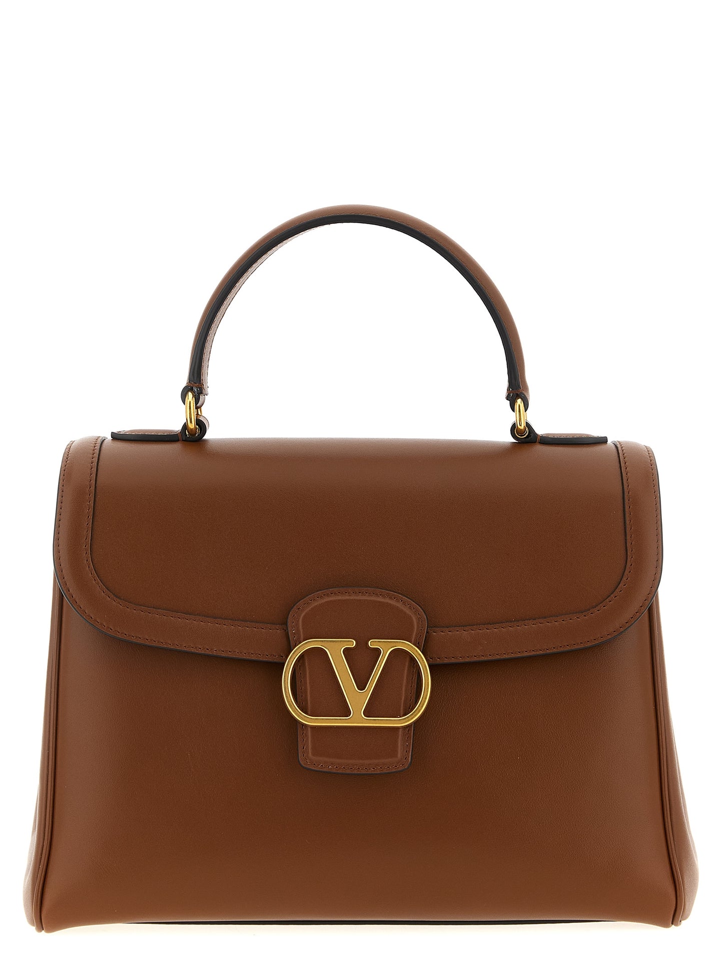 Valentino Garavani Braune Kalbsleder-Handtasche