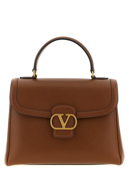 Valentino Garavani Braune Kalbsleder-Handtasche