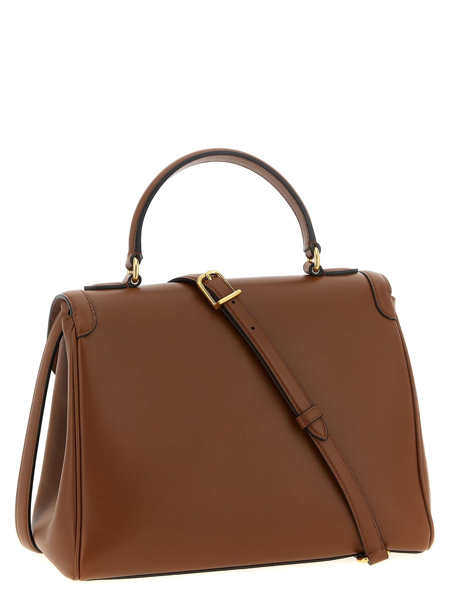 Valentino Garavani Braune Kalbsleder-Handtasche