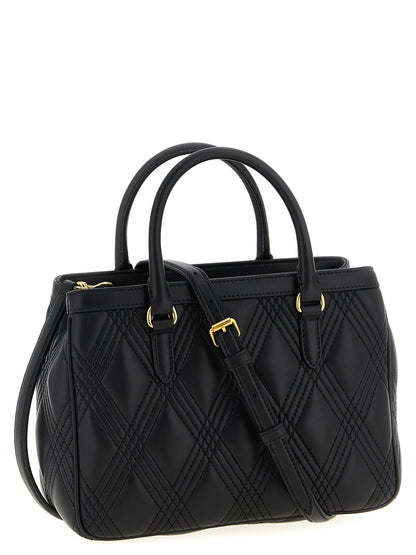 Valentino Garavani Schwarze Lammleder-Schultertasche