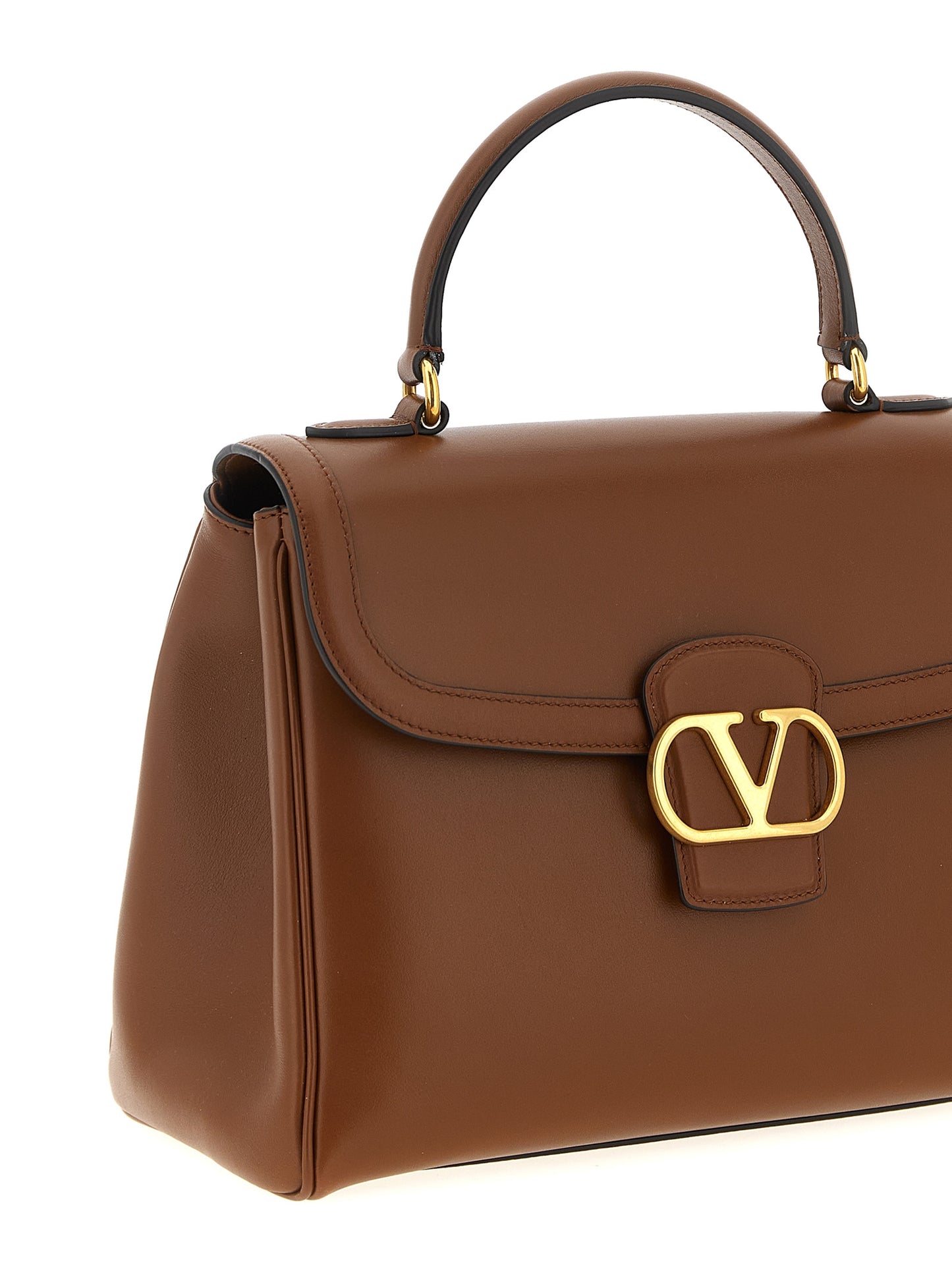 Valentino Garavani Braune Kalbsleder-Handtasche