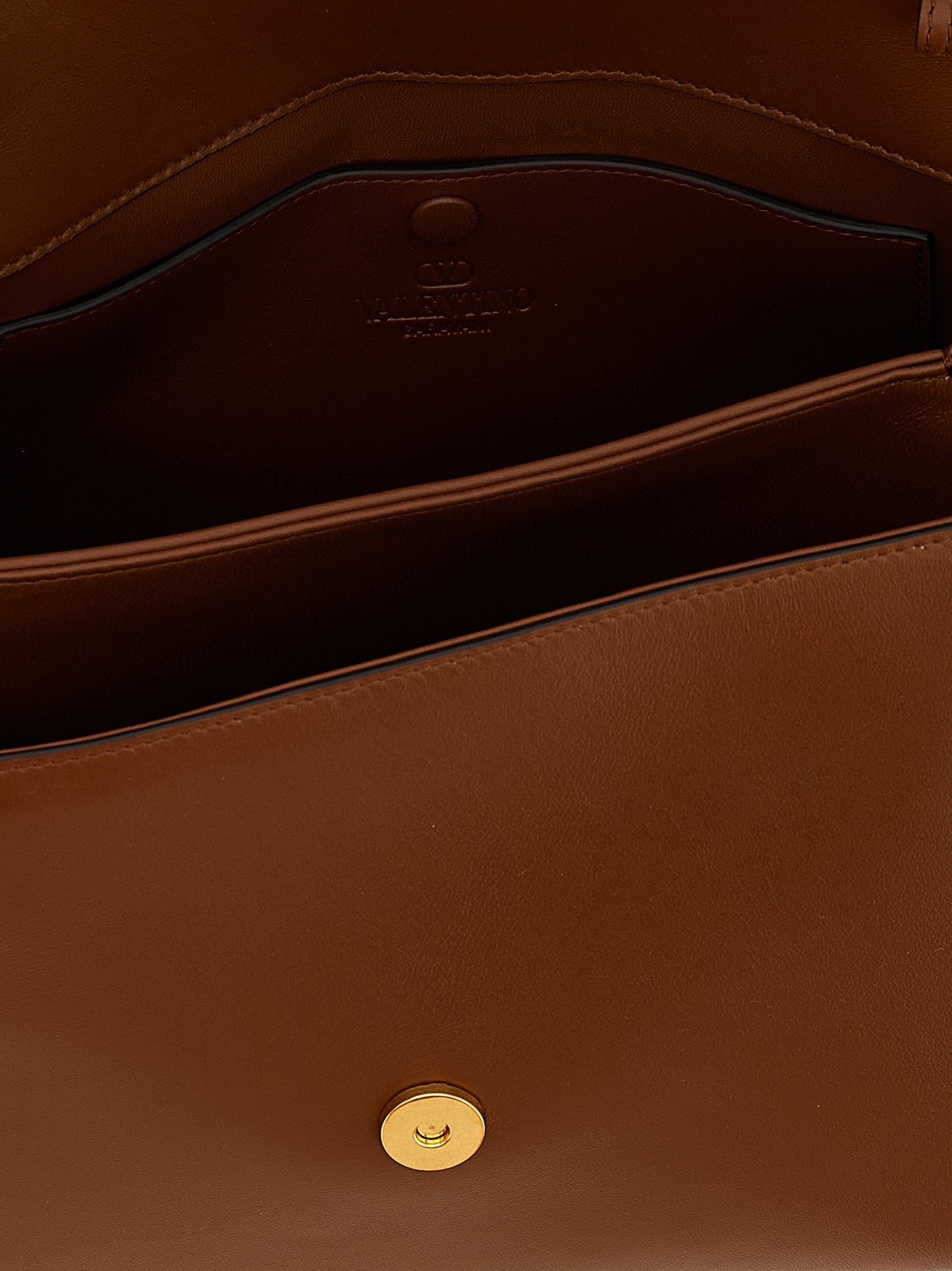 Valentino Garavani Braune Kalbsleder-Handtasche