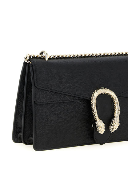 Gucci Schwarze Kalbsleder-Schultertasche