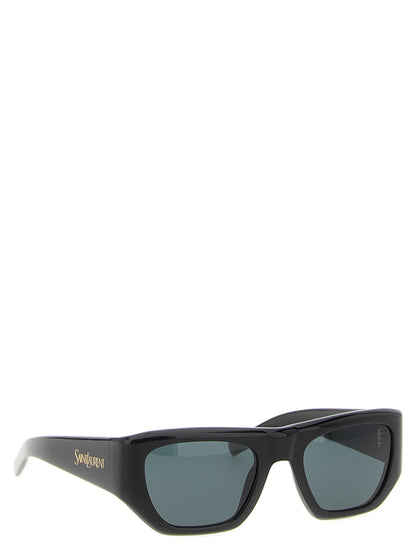 Saint Laurent Schwarze Sonnenbrille aus Acetat
