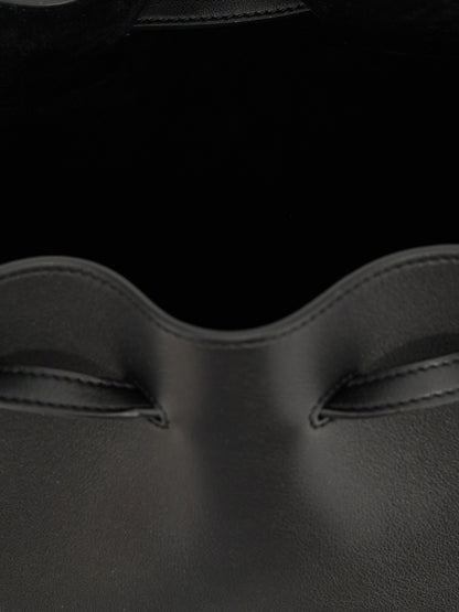 Valentino Garavani Schwarze Kalbsleder-Schultertasche