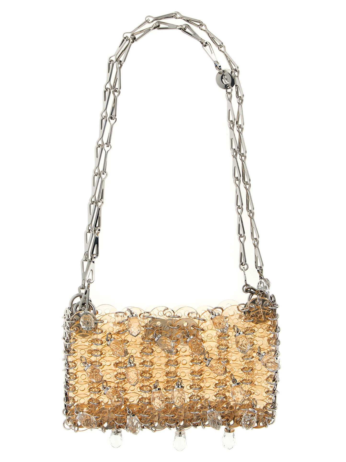 Paco Rabanne Schultertasche aus mehrfarbigem Plexiglas