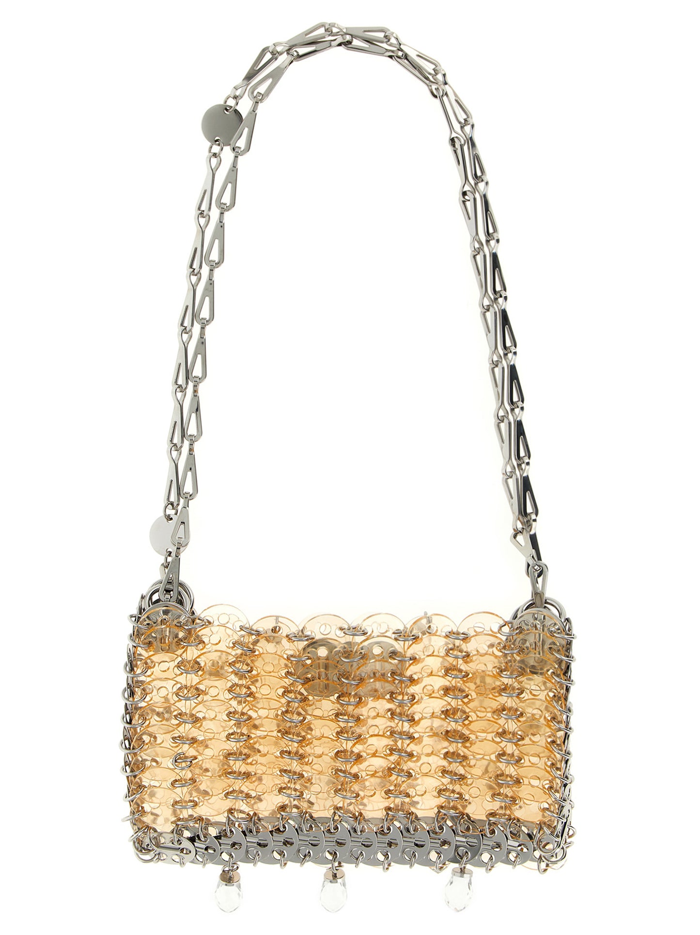 Paco Rabanne Schultertasche aus mehrfarbigem Plexiglas