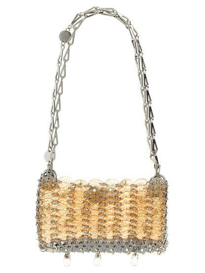 Paco Rabanne Schultertasche aus mehrfarbigem Plexiglas