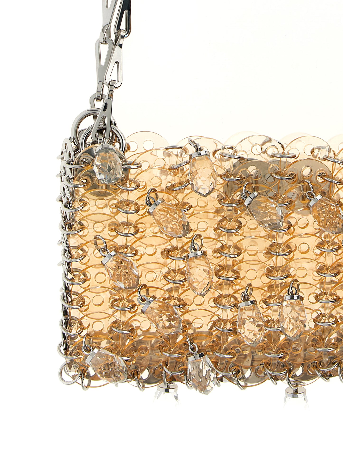 Paco Rabanne Schultertasche aus mehrfarbigem Plexiglas
