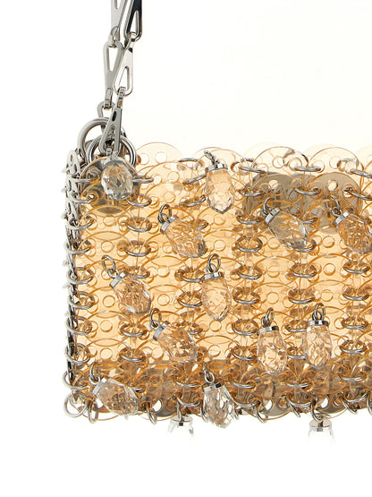 Paco Rabanne Schultertasche aus mehrfarbigem Plexiglas