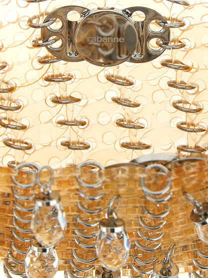 Paco Rabanne Schultertasche aus mehrfarbigem Plexiglas