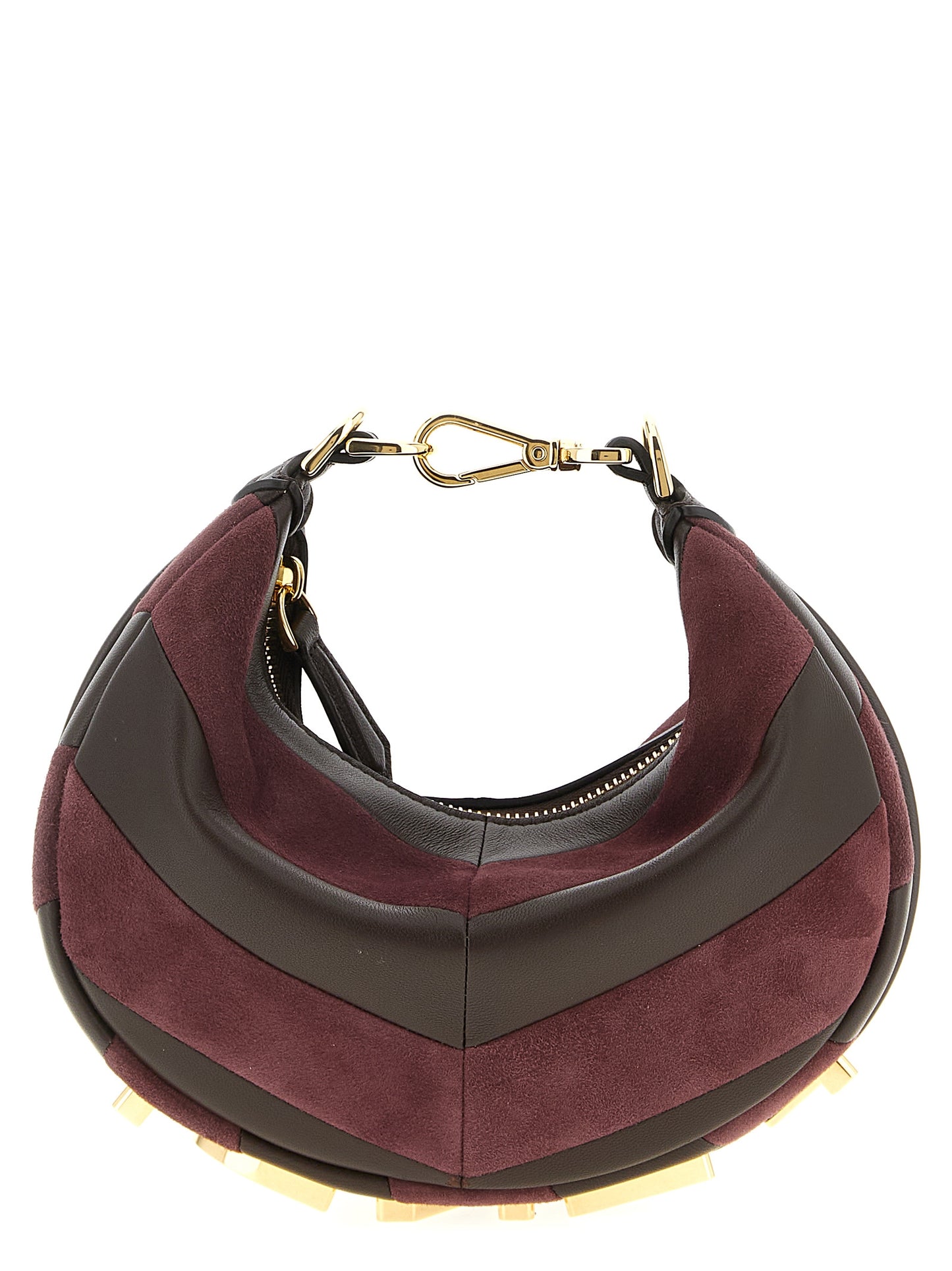 Fendi Multicolor Lammleder Handtasche