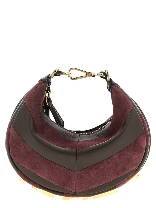 Fendi Multicolor Lammleder Handtasche