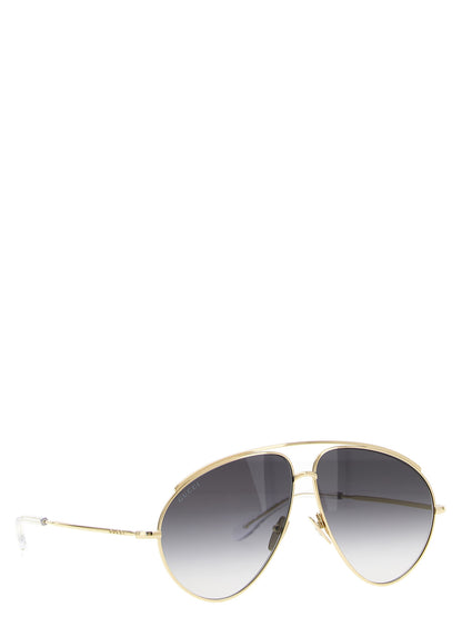 Gucci Sonnenbrille aus Goldmetall