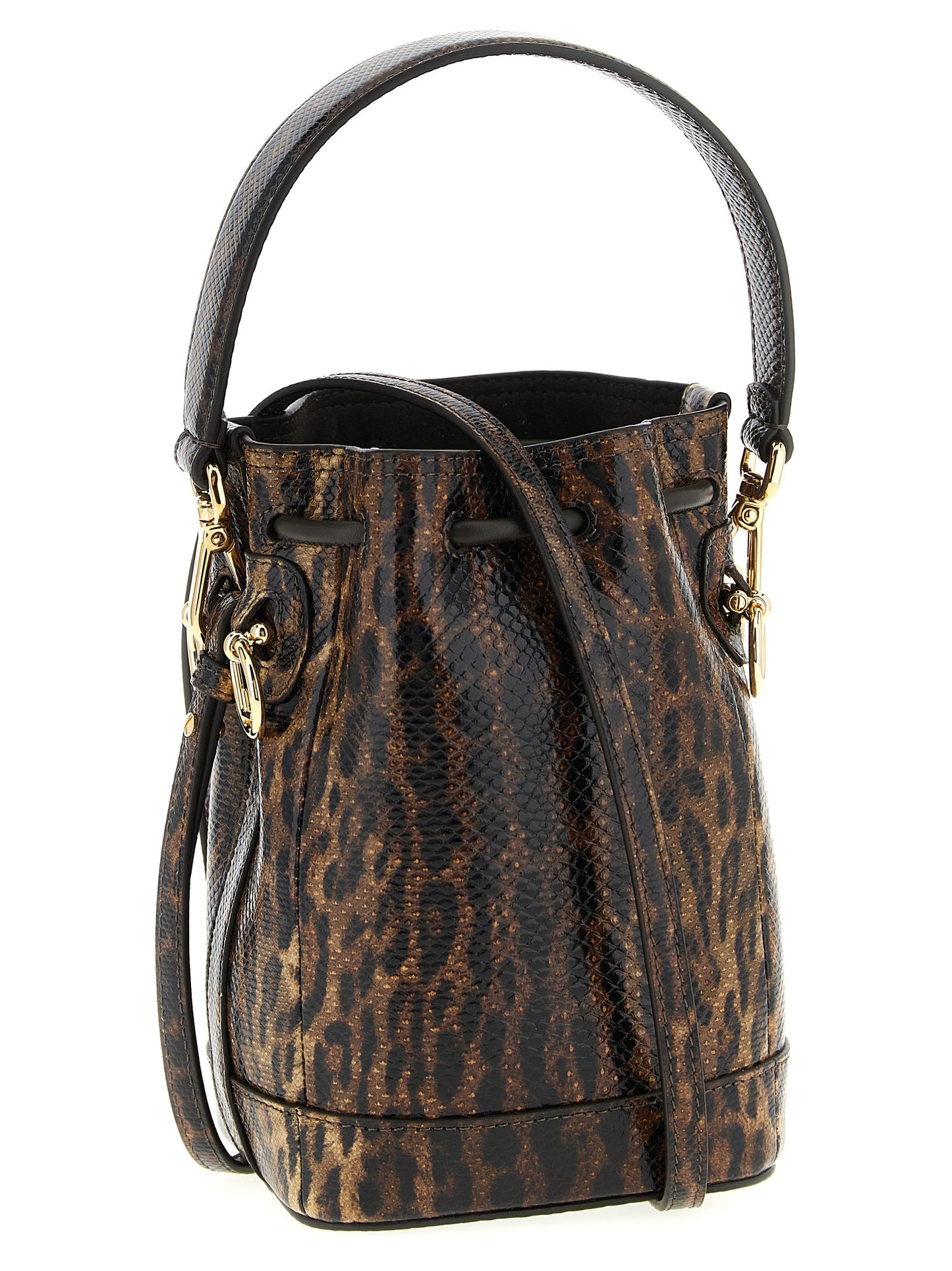 Fendi Braune Samtleder-Handtasche