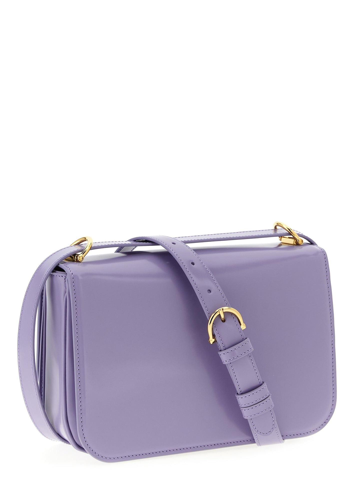 Gucci Schultertasche aus violettem Kalbsleder