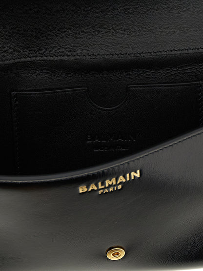 Balmain Schwarzer Kalbsleder-Kartenetui