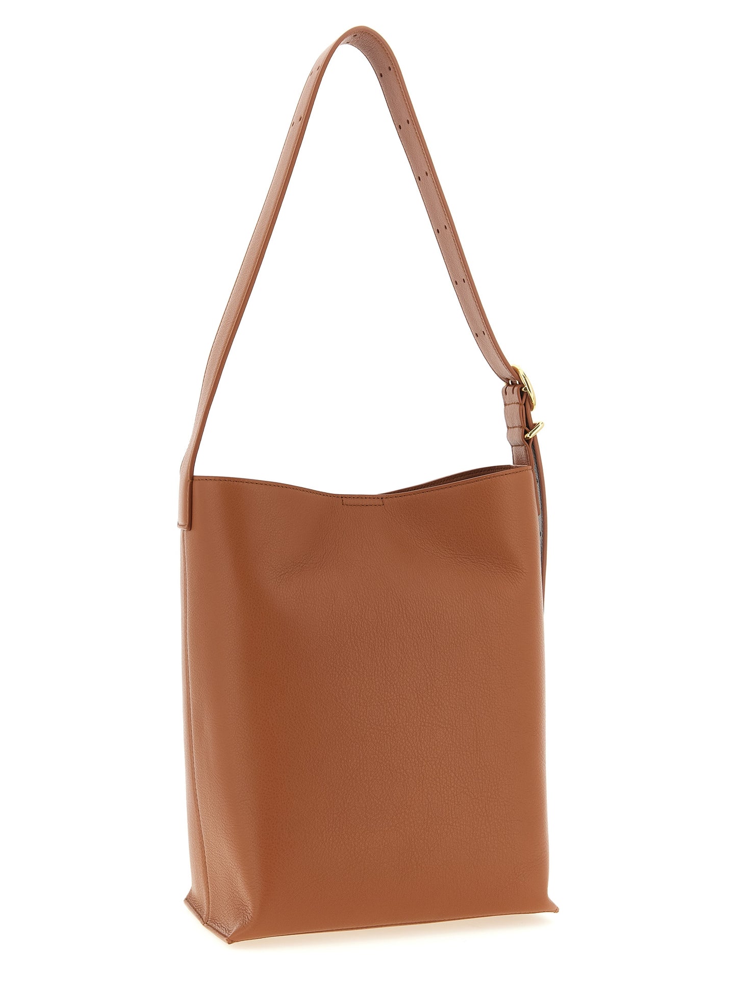 Jil Sander Braunes Kalbsleder Damen Crossbody Tasche