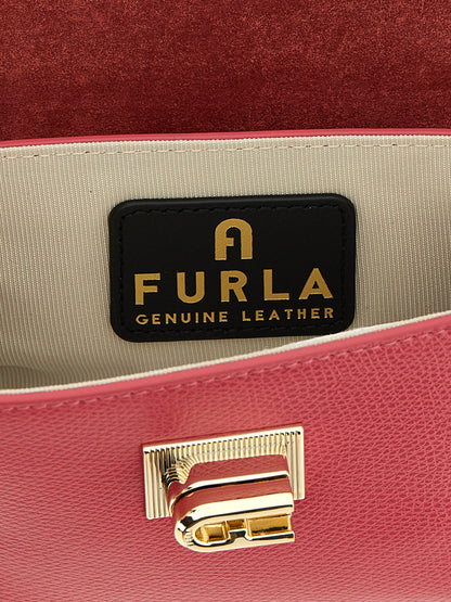 Furla Umhängetasche aus Fuchsia-Kalbsleder